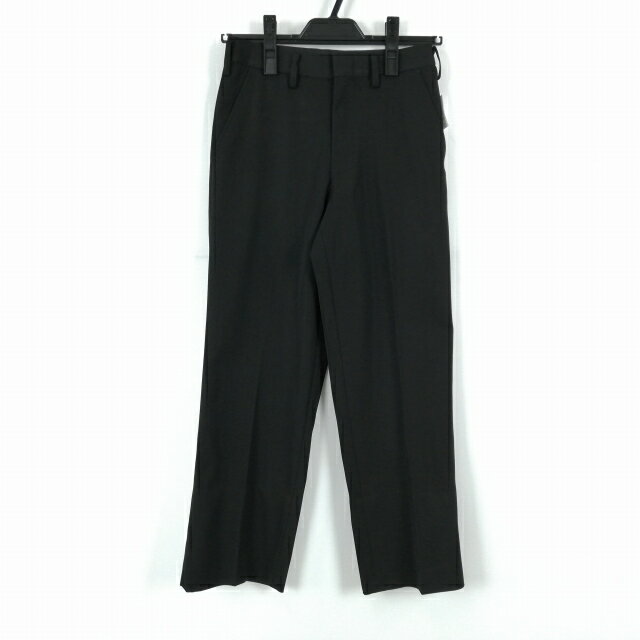 学生ズボン 冬物 W64 トンボ 標準型学生服 男子 学ラン 冬ズボン カシドス ノータック 中古 黒 ランクC a2 PP4541