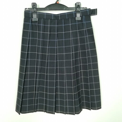 スクールスカート 夏物 w60-丈56 チェック 中学 高校 プリーツ 学生服 制服 女子 中古 HK6503 スクールスカート 夏物 w60-丈56 チェック 中学 高校 プリーツ 学生服 制服 女子 中古 HK6503