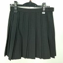 スクールスカート 夏物 w60-丈45 チェック 中学 高校 ミニ丈 プリーツ 学生服 制服 女子 中古 HK6507