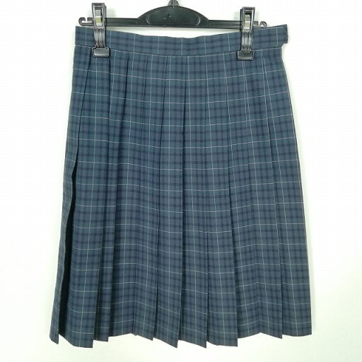 スクールスカート 夏物 w63-丈58 チェック 中学 高校 プリーツ 学生服 制服 女子 中古 HK6508 スクールスカート 夏物 w63-丈58 チェック 中学 高校 プリーツ 学生服 制服 女子 中古 HK6508