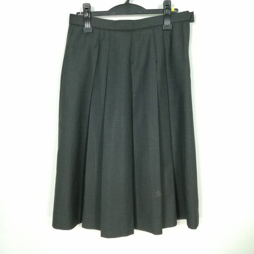 スクールスカート 冬物 w69-丈69 ストライプ 中学 高校 プリーツ 学生服 制服 女子 中古 HK7225 スクールスカート 冬物 w69-丈69 ストライプ 中学 高校 プリーツ 学生服 制服 女子 中古 HK7225