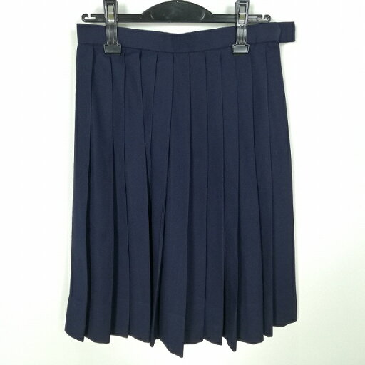 スクールスカート 冬物 w60-丈59 紺 中学 高校 プリーツ 学生服 制服 女子 中古 HK6626 スクールスカート 冬物 w60-丈59 紺 中学 高校 プリーツ 学生服 制服 女子 中古 HK6626
