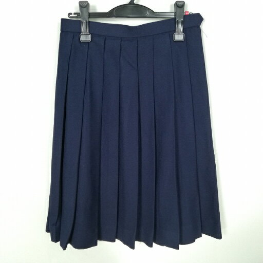 スクールスカート 冬物 w63-丈62 紺 中学 高校 プリーツ 学生服 制服 女子 中古 HK6627 スクールスカート 冬物 w63-丈62 紺 中学 高校 プリーツ 学生服 制服 女子 中古 HK6627