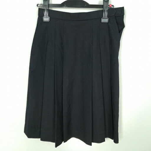 スクールスカート 冬物 w63-丈58 黒 中学 高校 プリーツ 学生服 制服 女子 中古 HK6628 スクールスカート 冬物 w63-丈58 黒 中学 高校 プリーツ 学生服 制服 女子 中古 HK6628