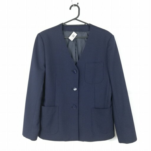 イートン 上着 170A 大きいサイズ 冬物 女子 学生服 中学 高校 紺 制服 中古 ランクB EY1968 イートン 上着 170A 大きいサイズ 冬物 女子 学生服 中学 高校 紺 制服 中古 ランクB EY1968