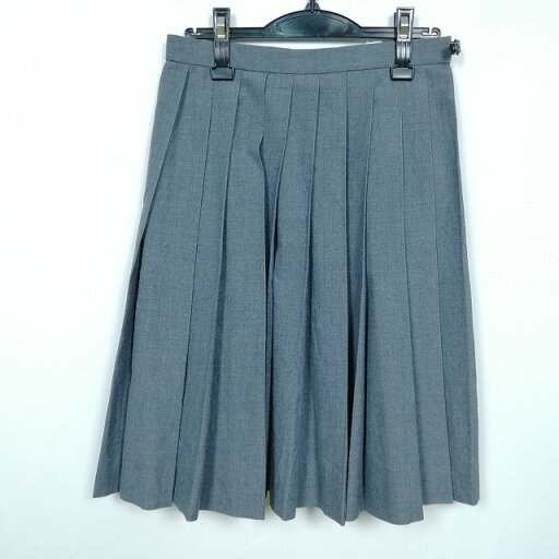 スクールスカート 夏物 w63-丈59 グレー 中学 高校 プリーツ 学生服 制服 女子 中古 HK3763 スクールスカート 夏物 w63-丈59 グレー 中学 高校 プリーツ 学生服 制服 女子 中古 HK3763