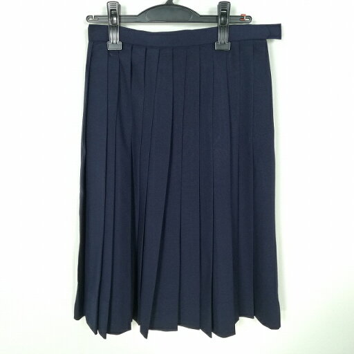 スクールスカート 夏物 w60-丈64 紺 中学 高校 プリーツ 学生服 制服 女子 中古 HK6541 スクールスカート 夏物 w60-丈64 紺 中学 高校 プリーツ 学生服 制服 女子 中古 HK6541