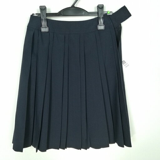 スクールスカート 夏物 w66-丈56 紺 中学 高校 プリーツ 学生服 制服 女子 中古 HK6568 スクールスカート 夏物 w66-丈56 紺 中学 高校 プリーツ 学生服 制服 女子 中古 HK6568