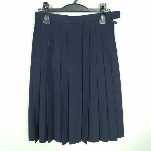 スクールスカート 夏物 w66-丈63 紺 中学 高校 プリーツ 学生服 制服 女子 中古 HK6578 スクールスカート 夏物 w66-丈63 紺 中学 高校 プリーツ 学生服 制服 女子 中古 HK6578
