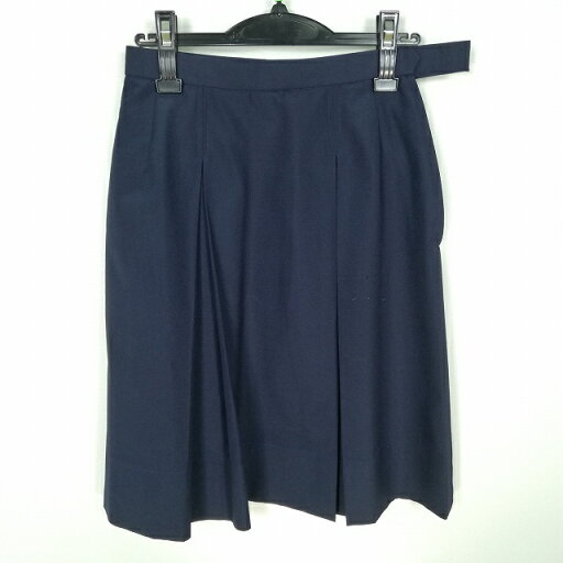 スクールスカート 夏物 w66-丈55 紺 中学 高校 プリーツ 学生服 制服 女子 中古 HK6579 スクールスカート 夏物 w66-丈55 紺 中学 高校 プリーツ 学生服 制服 女子 中古 HK6579
