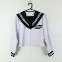 セーラー服 上着 中間服 白3本線 女子 学生服 宮崎大宮中学 白 制服 中古 ランクC EY2782