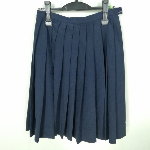 スクールスカート 夏物 w66-丈58 紺 中学 高校 プリーツ 学生服 制服 女子 中古 HK6719 スクールスカート 夏物 w66-丈58 紺 中学 高校 プリーツ 学生服 制服 女子 中古 HK6719
