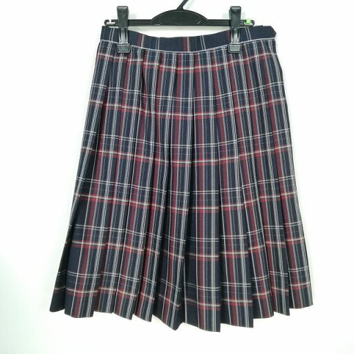 スクールスカート 冬物 w66-丈62 チェック 中学 高校 プリーツ 学生服 制服 女子 中古 HK6928 スクールスカート 冬物 w66-丈62 チェック 中学 高校 プリーツ 学生服 制服 女子 中古 HK6928