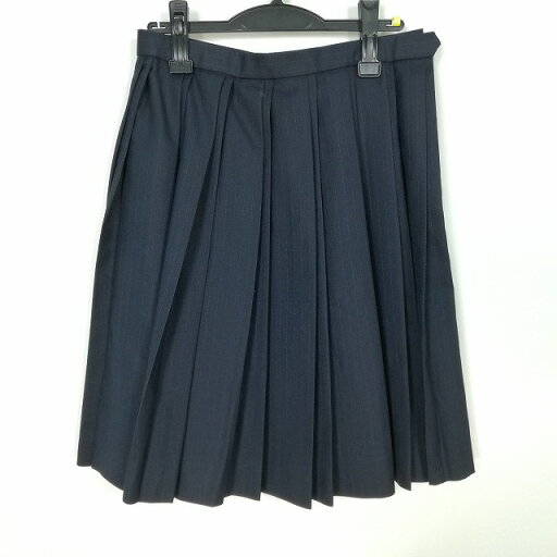 スクールスカート 夏物 w69-丈56 ストライプ 中学 高校 プリーツ 学生服 制服 女子 中古 HK7273 スクールスカート 夏物 w69-丈56 ストライプ 中学 高校 プリーツ 学生服 制服 女子 中古 HK7273