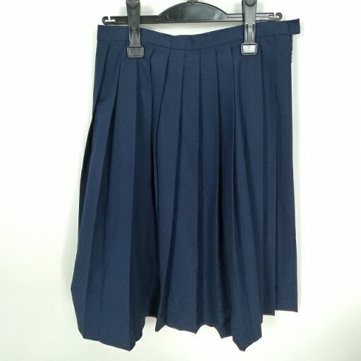 スクールスカート 夏物 w69-丈58 紺 中学 高校 プリーツ 学生服 制服 女子 中古 HK8276 スクールスカート 夏物 w69-丈58 紺 中学 高校 プリーツ 学生服 制服 女子 中古 HK8276