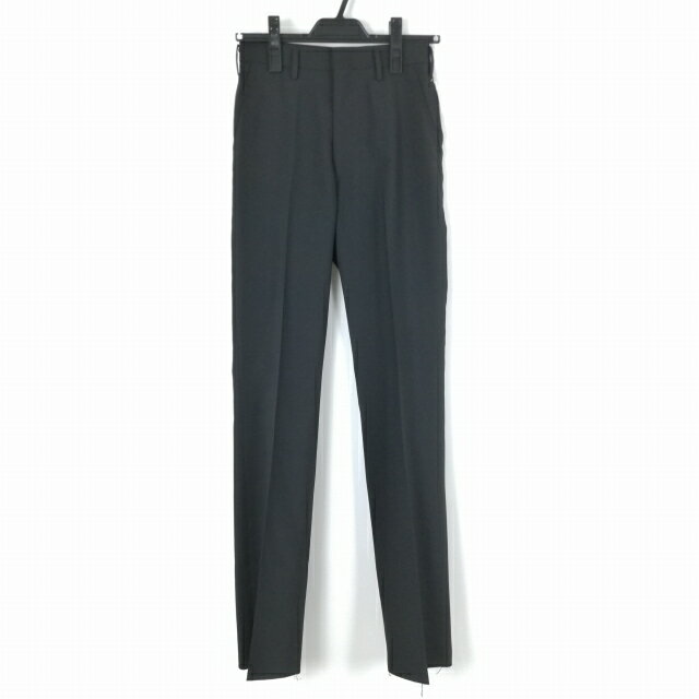 学生ズボン 夏物 W64 標準型学生服 男子 学ラン 夏ズボン ノータック 中古 黒 ランクB a2 PP4580