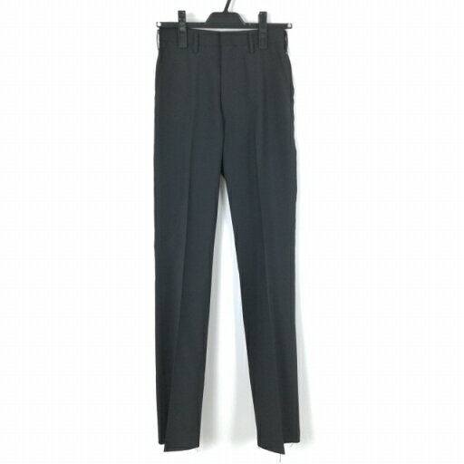 学生ズボン 夏物 W64 標準型学生服 男子 学ラン 夏ズボン ノータック 中古 黒 ランクB a2 PP4580