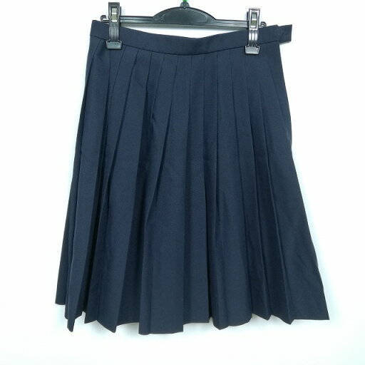 スクールスカート 夏物 w66-丈56 紺 中学 高校 プリーツ 学生服 制服 女子 中古 HK3786 スクールスカート 夏物 w66-丈56 紺 中学 高校 プリーツ 学生服 制服 女子 中古 HK3786