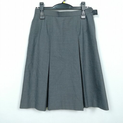 スクールスカート 冬物 w69-丈59 グレー 青森浪岡中学 プリーツ 学生服 制服 女子 中古 HK4932 スクールスカート 冬物 w69-丈59 グレー 青森浪岡中学 プリーツ 学生服 制服 女子 中古 HK4932