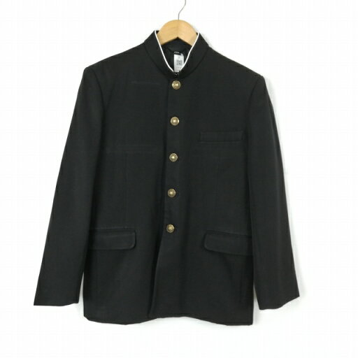 学生服 学ラン 170A 男子 トンボ 上着 丸洗い可 ウール混 標準型学生服 ラウンドカラー カシドス 黒 中古 ランクC a3 JJ6446 学生服 学ラン 170A 男子 トンボ 上着 丸洗い可 ウール混 標準型学生服 ラウンドカラー カシドス 黒 中古 ランクC a3 JJ6446