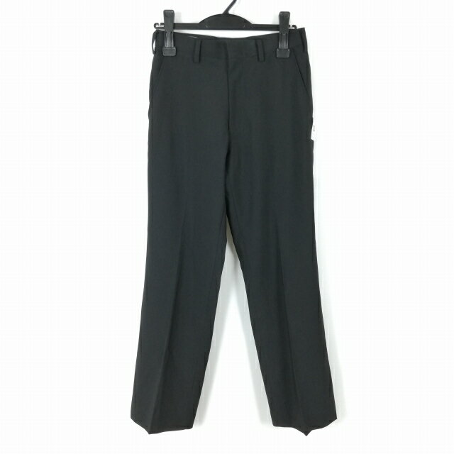 学生ズボン 夏物 W70 トンボ 標準型学生服 男子 学ラン 夏ズボン カシドス ノータック 中古 黒 ランクB a2 PP4586