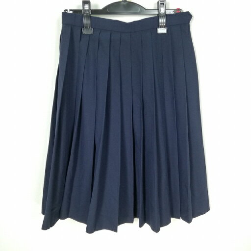 スクールスカート 夏物 w63-丈59 紺 中学 高校 プリーツ 学生服 制服 女子 中古 HK5417 スクールスカート 夏物 w63-丈59 紺 中学 高校 プリーツ 学生服 制服 女子 中古 HK5417