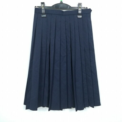 スクールスカート 冬物 w66-丈62 紺 中学 高校 プリーツ 学生服 制服 女子 中古 HK5132 スクールスカート 冬物 w66-丈62 紺 中学 高校 プリーツ 学生服 制服 女子 中古 HK5132