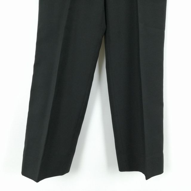 学生ズボン 夏物 W64 富士ヨット 標準型学生服 男子 学ラン 夏ズボン ノータック 中古 黒 ランクC a2 PP4192