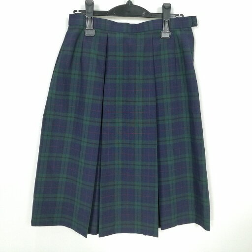 スクールスカート 夏物 w66-丈64 チェック 中学 高校 プリーツ 学生服 制服 女子 中古 HK2375 スクールスカート 夏物 w66-丈64 チェック 中学 高校 プリーツ 学生服 制服 女子 中古 HK2375