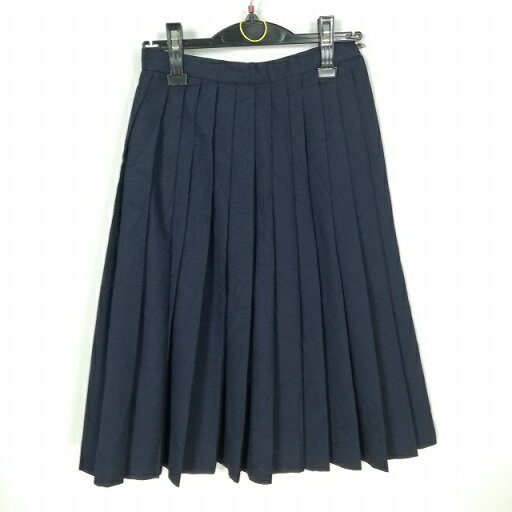 スクールスカート 冬物 w60-丈64 紺 中学 高校 プリーツ 学生服 制服 女子 中古 HK5387 スクールスカート 冬物 w60-丈64 紺 中学 高校 プリーツ 学生服 制服 女子 中古 HK5387