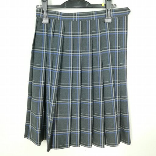 スクールスカート 夏物 w69-丈60 チェック 中学 高校 プリーツ 学生服 制服 女子 中古 HK7317 スクールスカート 夏物 w69-丈60 チェック 中学 高校 プリーツ 学生服 制服 女子 中古 HK7317