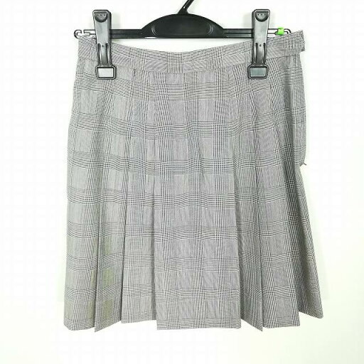 スクールスカート 夏物 w66-丈48 チェック 中学 高校 プリーツ 学生服 制服 女子 中古 HK8287 スクールスカート 夏物 w66-丈48 チェック 中学 高校 プリーツ 学生服 制服 女子 中古 HK8287