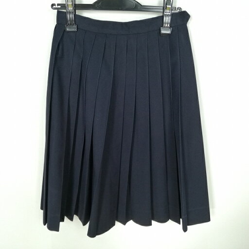 スクールスカート 冬物 w60-丈58 紺 中学 高校 プリーツ 学生服 制服 女子 中古 HK9149 スクールスカート 冬物 w60-丈58 紺 中学 高校 プリーツ 学生服 制服 女子 中古 HK9149