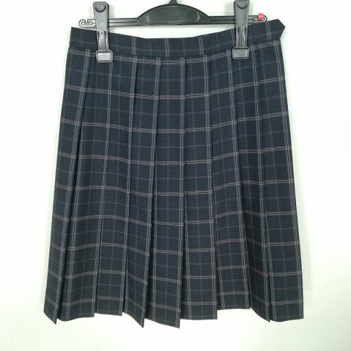 スクールスカート 夏物 w63-丈56 チェック 中学 高校 プリーツ 学生服 制服 女子 中古 HK9373 スクールスカート 夏物 w63-丈56 チェック 中学 高校 プリーツ 学生服 制服 女子 中古 HK9373