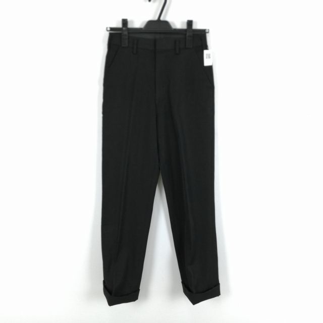 学生ズボン 冬物 W66 カンコー 標準型学生服 男子 学ラン 冬ズボン カシドス ノータック 中古 黒 ランクC a2 PP4175