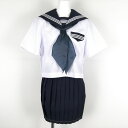 新品 夏 セーラー服 白 白3本線 半袖 上下セット tam_4919h