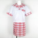 新品 夏 セーラー服 白 チェック衿 上下セット【別寸】 tamb_5214