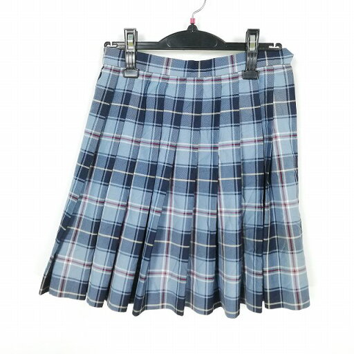 スクールスカート 冬物 w63-丈47 チェック 中学 高校 プリーツ 学生服 制服 女子 中古 HK2397 スクールスカート 冬物 w63-丈47 チェック 中学 高校 プリーツ 学生服 制服 女子 中古 HK2397