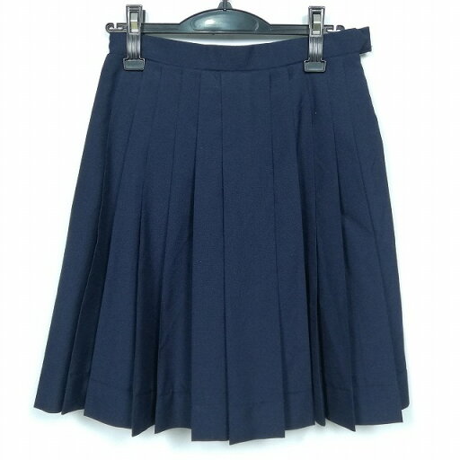 スクールスカート 夏物 w63-丈51 紺 中学 高校 プリーツ 学生服 制服 女子 中古 HK3807 スクールスカート 夏物 w63-丈51 紺 中学 高校 プリーツ 学生服 制服 女子 中古 HK3807