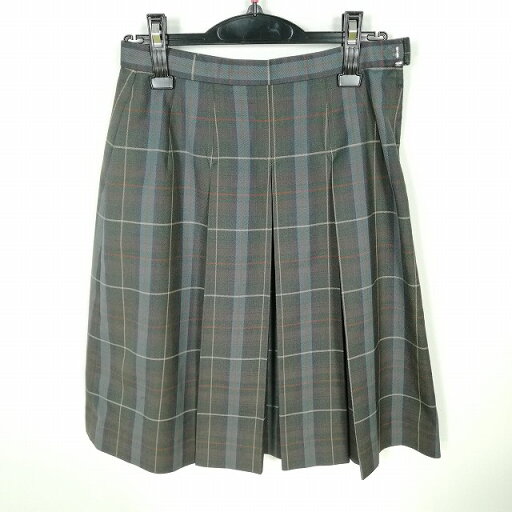 スクールスカート 冬物 w63-丈58 チェック 中学 高校 プリーツ 学生服 制服 女子 中古 HK8292 スクールスカート 冬物 w63-丈58 チェック 中学 高校 プリーツ 学生服 制服 女子 中古 HK8292