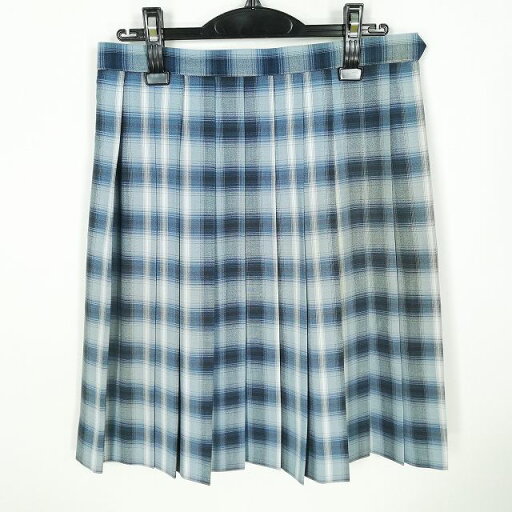 スクールスカート 夏物 w69-丈56 チェック 中学 高校 プリーツ 学生服 制服 女子 中古 HK9376 スクールスカート 夏物 w69-丈56 チェック 中学 高校 プリーツ 学生服 制服 女子 中古 HK9376