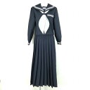新品 スケバン 冬 セーラー服 ロングスカート ヤンキー 紺 白3本線 上下セット tam_2000_l【白3本線冬セーラー服-冬超ロングスカート】