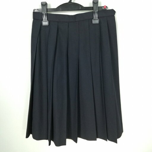 スクールスカート 夏物 w63-丈59 紺 中学 高校 プリーツ 学生服 制服 女子 中古 HK5431 スクールスカート 夏物 w63-丈59 紺 中学 高校 プリーツ 学生服 制服 女子 中古 HK5431