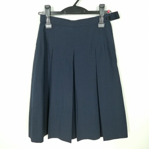スクールスカート 夏物 w63-丈59 紺 中学 高校 プリーツ 学生服 制服 女子 中古 HK6777 スクールスカート 夏物 w63-丈59 紺 中学 高校 プリーツ 学生服 制服 女子 中古 HK6777