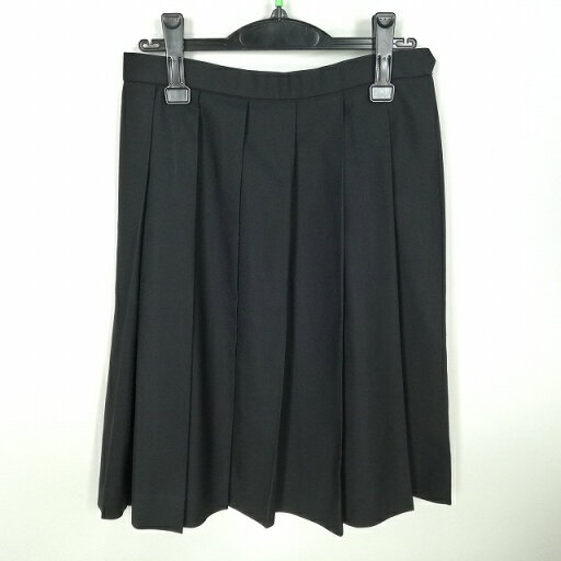 スクールスカート 冬物 w66-丈60 黒 中学 高校 プリーツ 学生服 制服 女子 中古 HK9384 スクールスカート 冬物 w66-丈60 黒 中学 高校 プリーツ 学生服 制服 女子 中古 HK9384