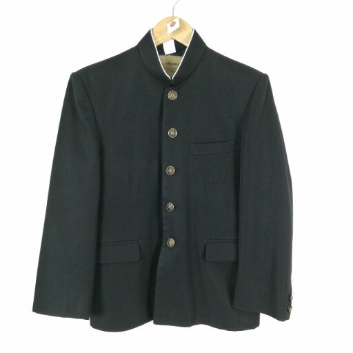 学生服 学ラン 155A 男子 上着 ウール混 標準型学生服 ラウンドカラー カシドス 黒 中古 ランクC a3 JJ5504 学生服 学ラン 155A 男子 上着 ウール混 標準型学生服 ラウンドカラー カシドス 黒 中古 ランクC a3 JJ5504