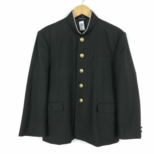 学生服 学ラン 160B 男子 トンボ 上着 ウール混 ラウンドカラー サージ 黒 中古 ランクB a3 JJ5533 学生服 学ラン 160B 男子 トンボ 上着 ウール混 ラウンドカラー サージ 黒 中古 ランクB a3 JJ5533