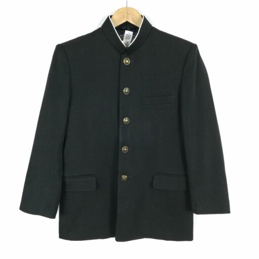 学生服 学ラン 165S 男子 上着 ウール混 標準型学生服 ラウンドカラー カシドス 黒 中古 ランクC a3 JJ5694 学生服 学ラン 165S 男子 上着 ウール混 標準型学生服 ラウンドカラー カシドス 黒 中古 ランクC a3 JJ5694