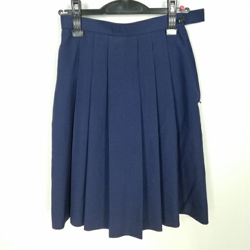 スクールスカート 夏物 w63-丈57 紺 中学 高校 プリーツ 学生服 制服 女子 中古 HK6784 スクールスカート 夏物 w63-丈57 紺 中学 高校 プリーツ 学生服 制服 女子 中古 HK6784