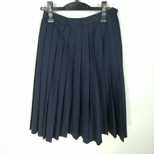 スクールスカート 夏物 w60-丈61 紺 中学 高校 プリーツ 学生服 制服 女子 中古 HK6789 スクールスカート 夏物 w60-丈61 紺 中学 高校 プリーツ 学生服 制服 女子 中古 HK6789